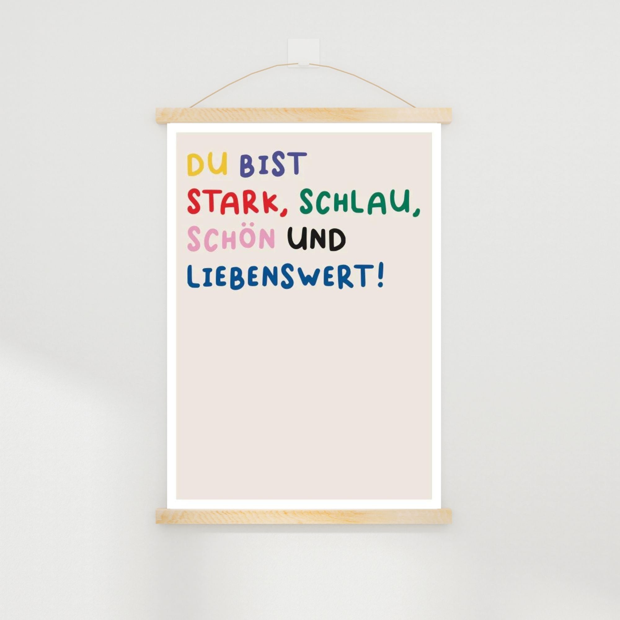 Poster - "Stark, schlau, schön & liebenswert"