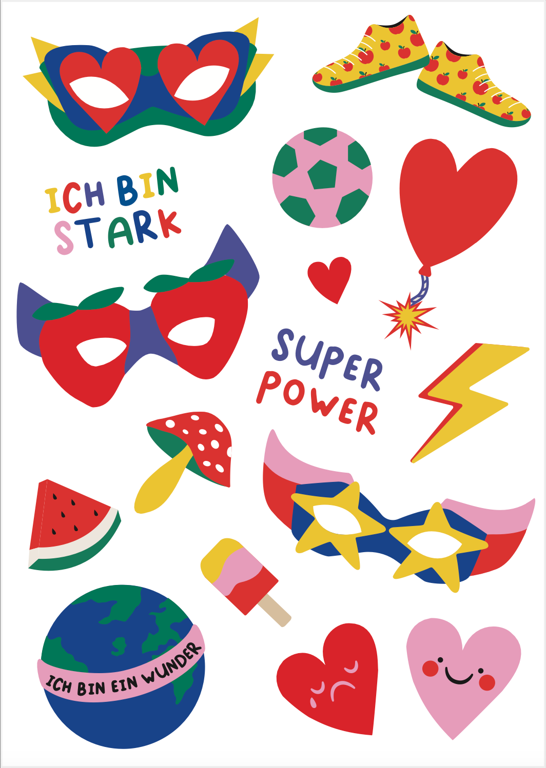 Superheld*innen Tattoos "Superkräfte"