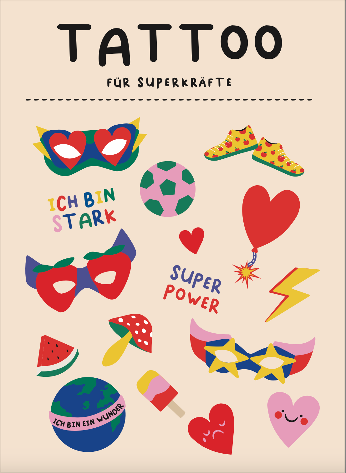 Superheld*innen Tattoos "Superkräfte"