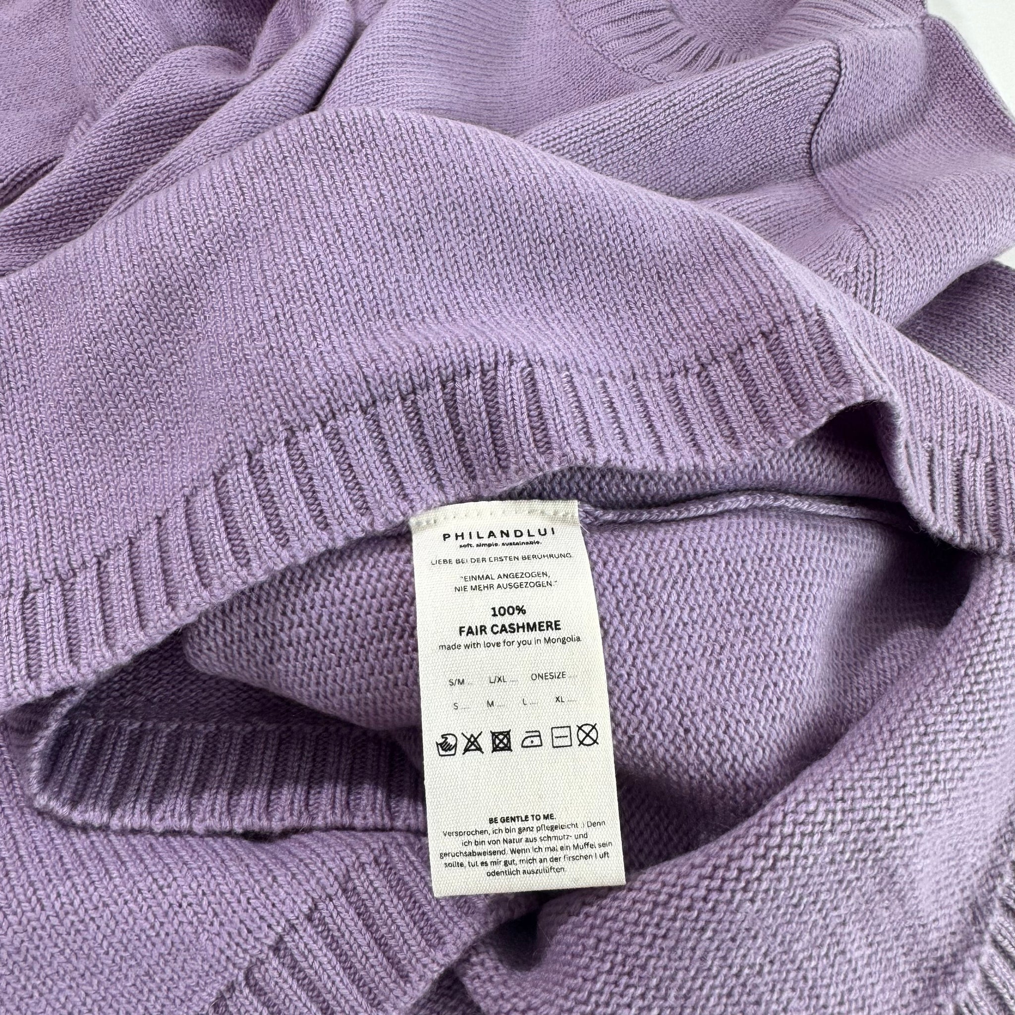 Fenja Fair Kaschmir Sweater, Flieder