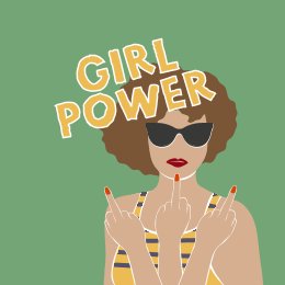 Postkartenset "Girlpower"