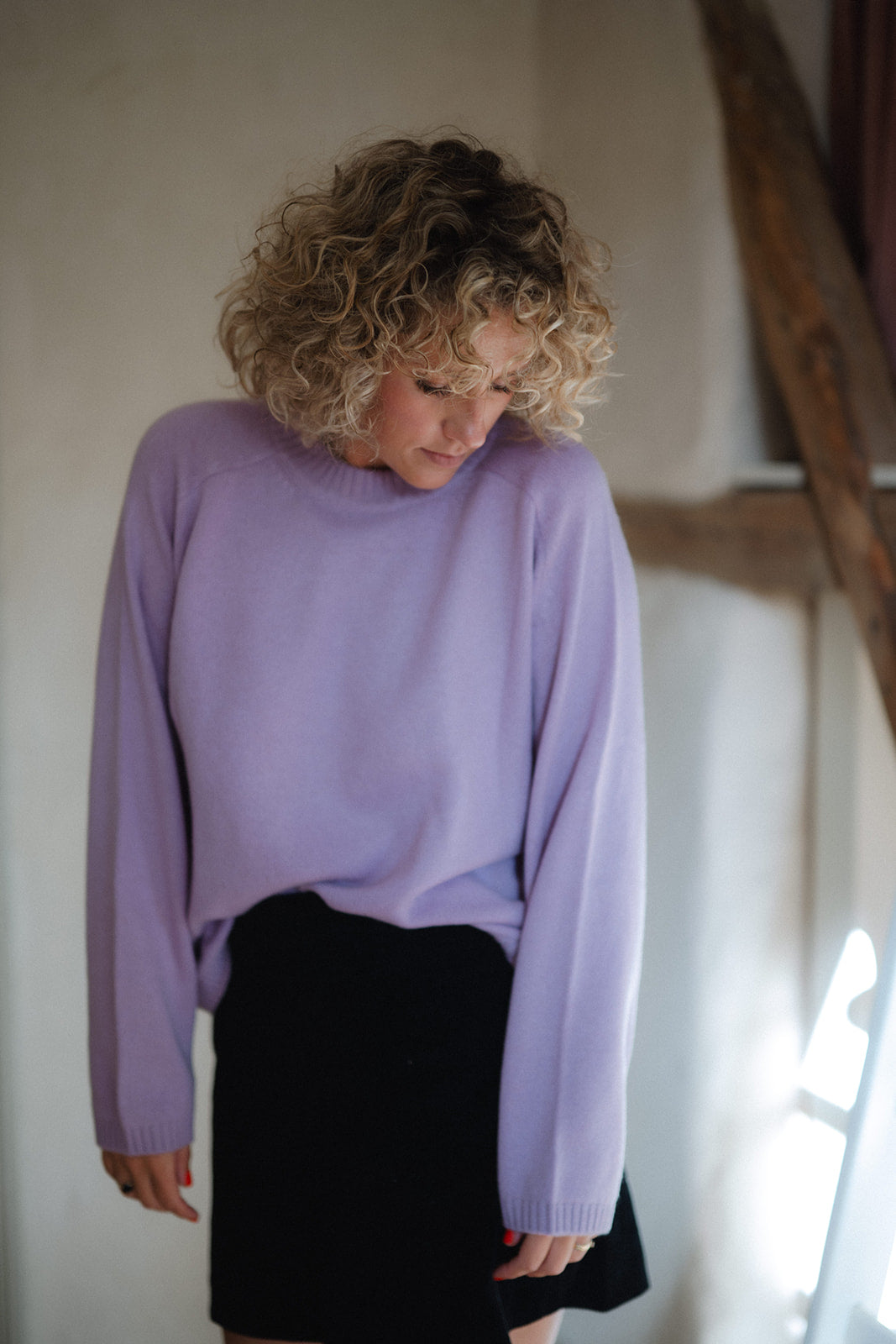 Fenja Fair Kaschmir Sweater, Flieder