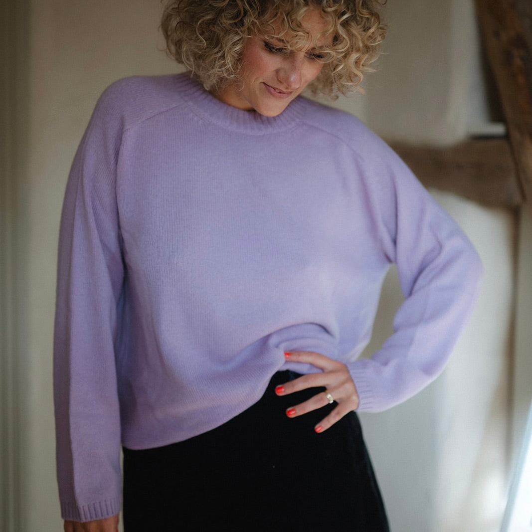 Fenja Fair Kaschmir Sweater, Flieder