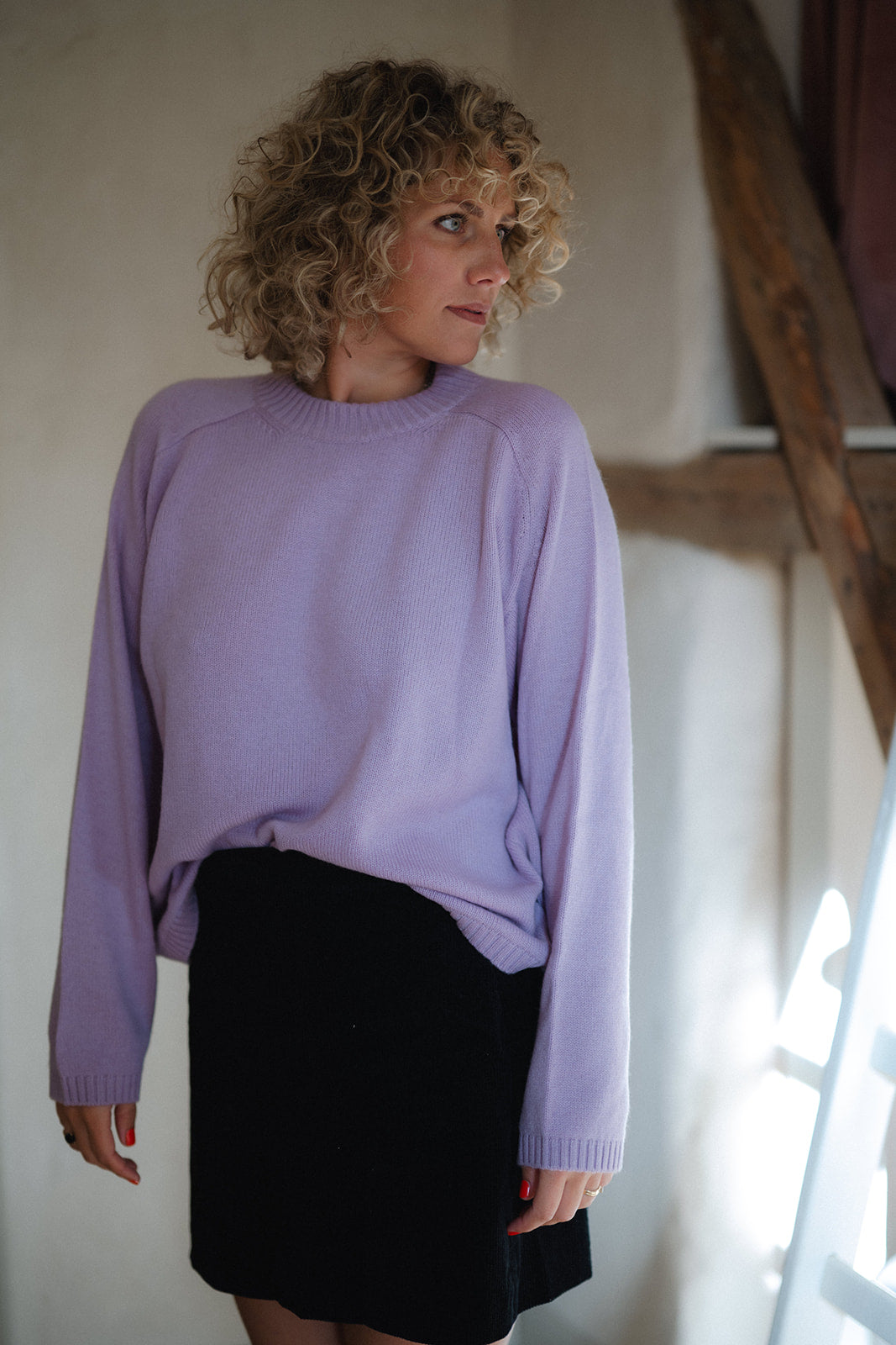 Fenja Fair Kaschmir Sweater, Flieder